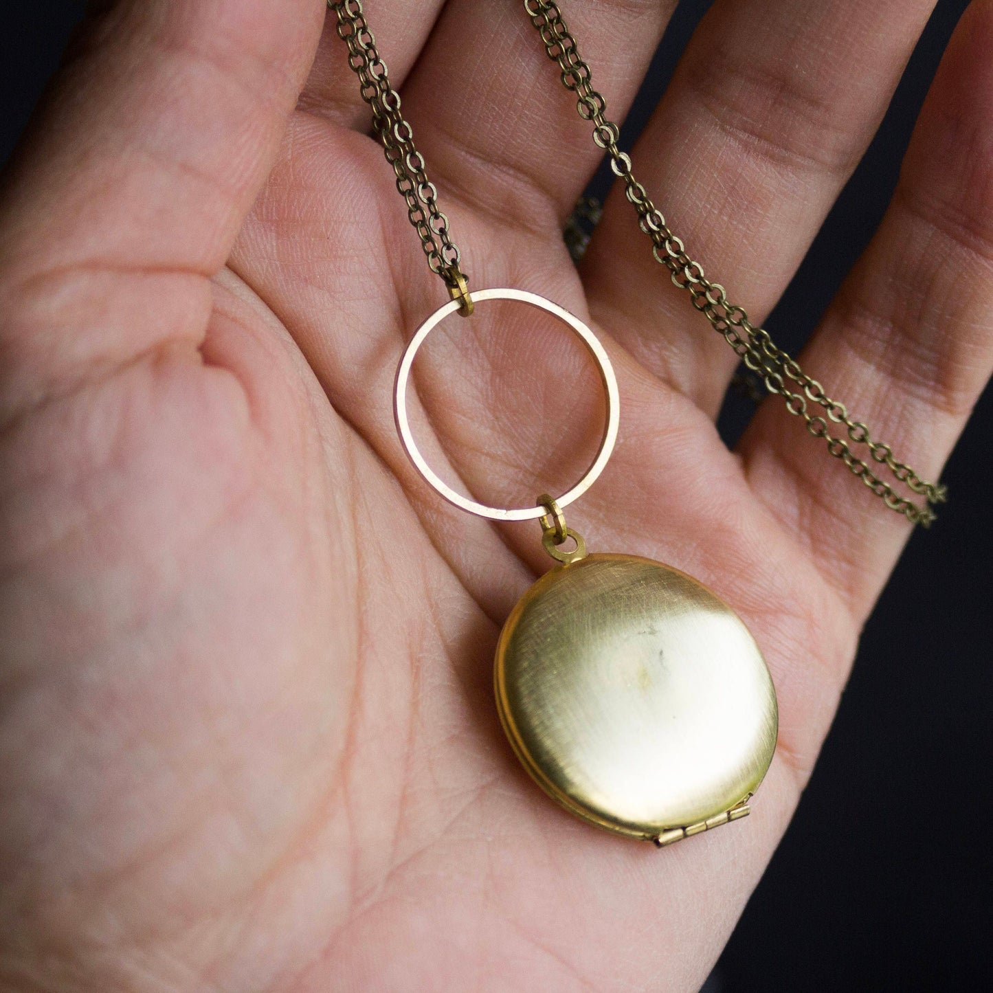 Gold locket, Geometric Lockets, locket necklace, Gold modern locket, Modern locket, gift for her, Personalized Gift, photo locket, Christmas
