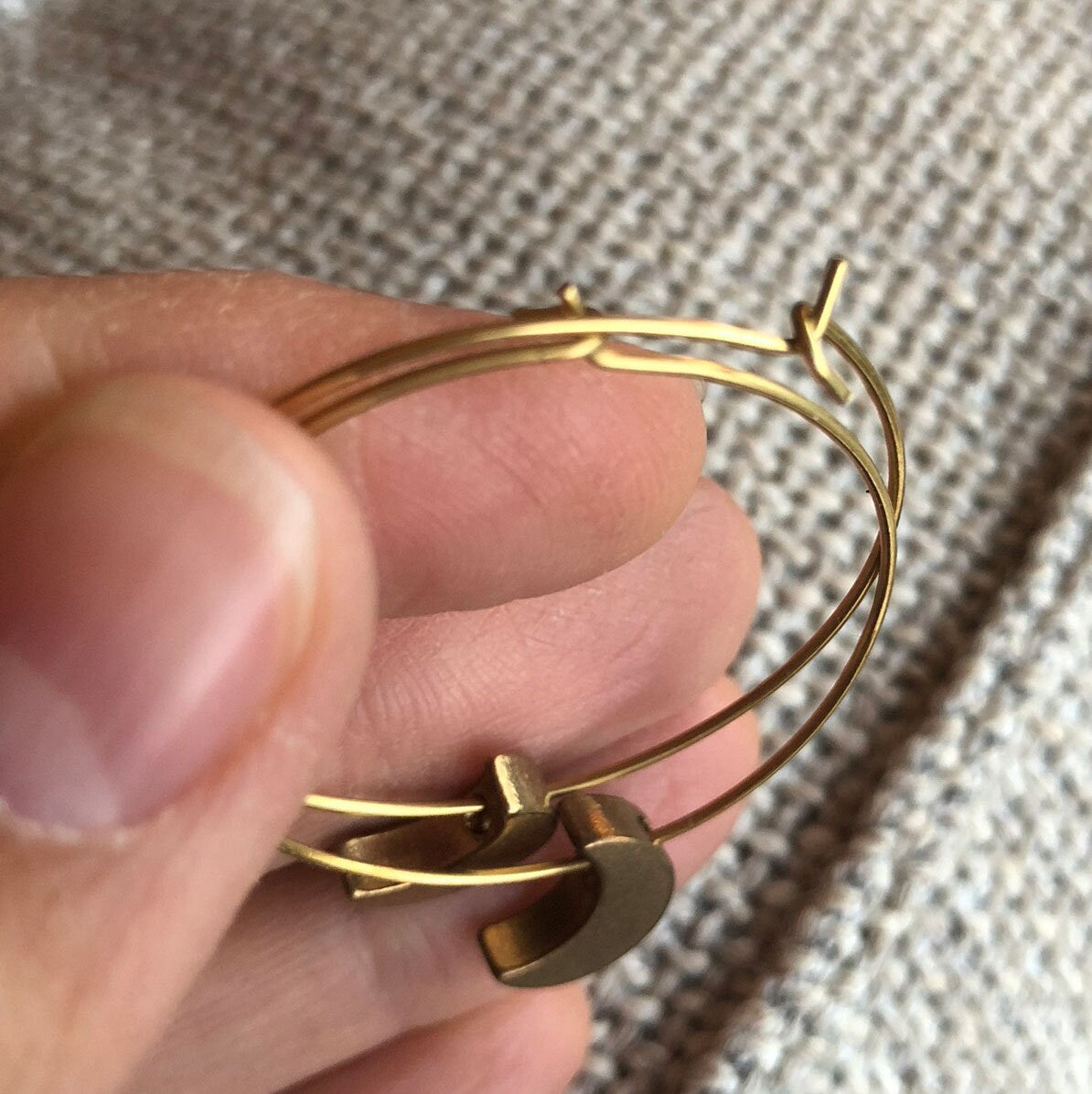 Crescent Moon Hoop Earrings, Celestial jewelry, gold earrings, moon jewelry