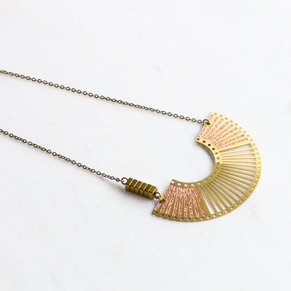 Half Circle Statement Necklace